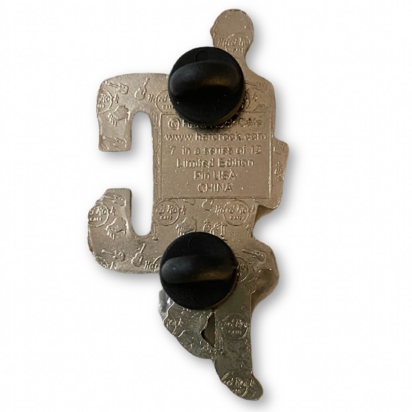 (2) Hard Rock Cafe Lapel Brooch/Pin Letter C Joe Jackson Letter O Stevie Nicks - Picture 3 of 5